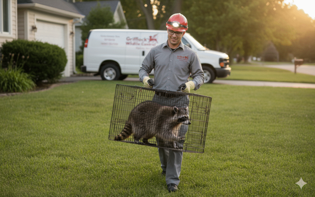 humane removal of raccoons